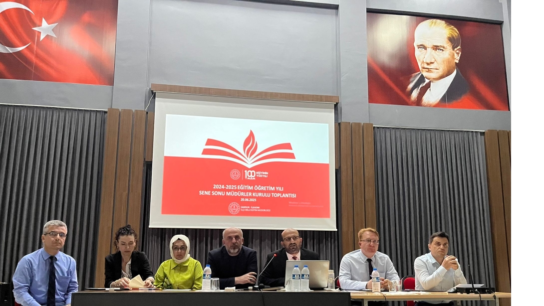 2024-2025 Eğitim-Öğretim Yılı Sene Sonu Müdürler Kurulu Toplantısı Yapıldı.